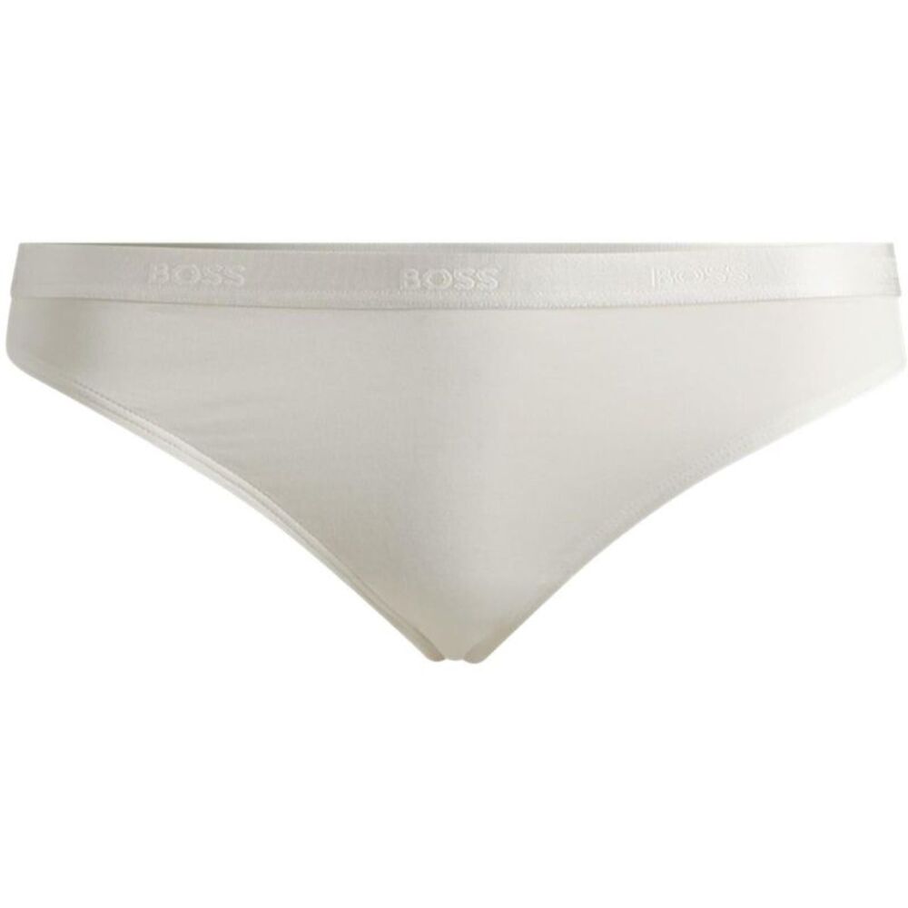 Boss Womens/Ladies Cotton Thong / White